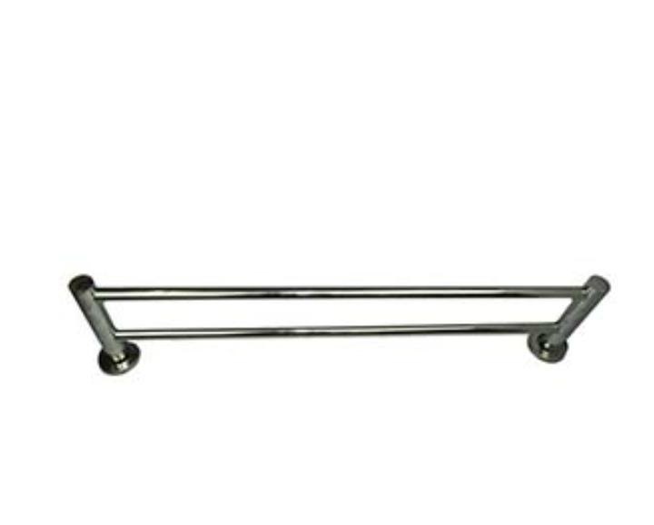 DOULE TOWEL HOLDER SILVER